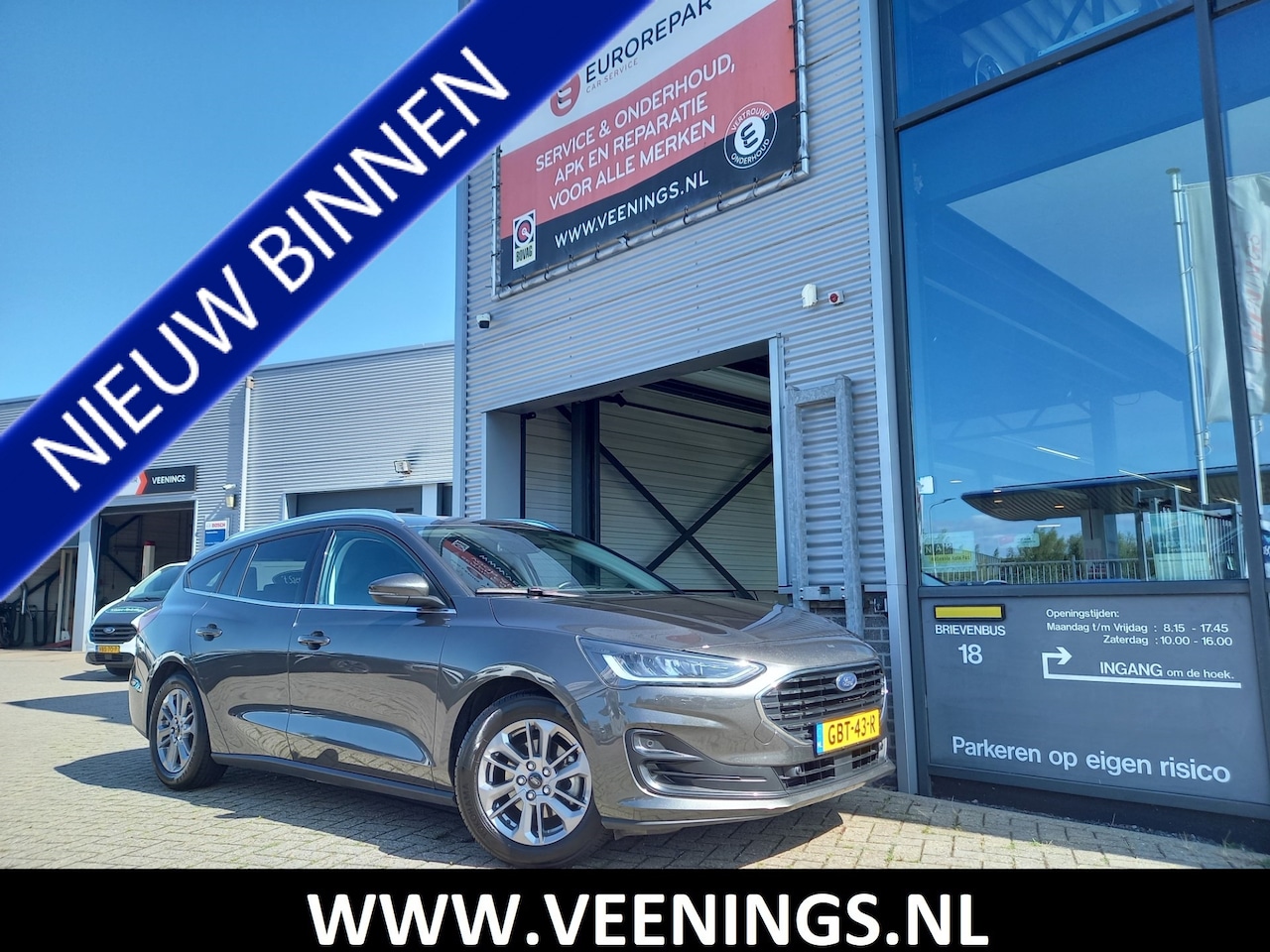 Ford Focus Wagon - 1.0 EcoBoost Hybrid Titanium AUT - TREKHAAK - 1E EIGENAAR - NL AUTO - - AutoWereld.nl