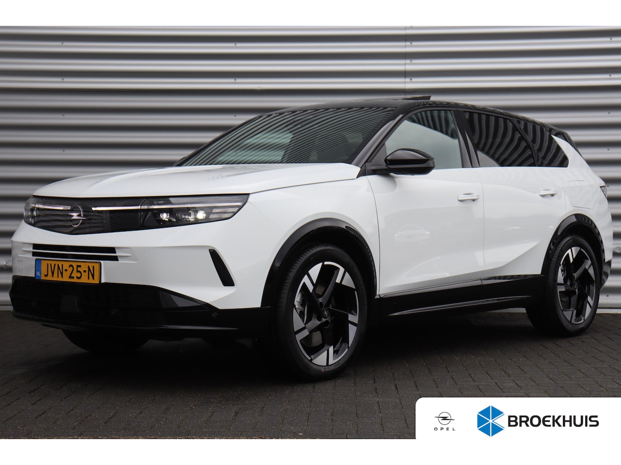 Opel Grandland - 1.6 TURBO PHEV 195PK GS AUTOMAAT / NAVI / LEDER / CLIMA / FULL-LED / PDC / KEYLESS / 19" L - AutoWereld.nl