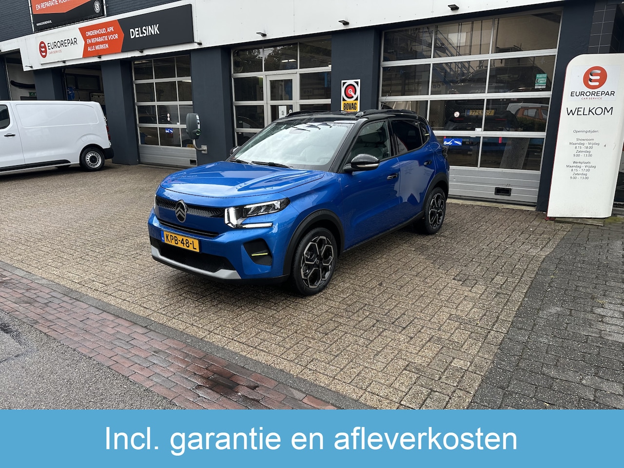 Citroën ë-C3 - Max 113pk 44 kWh All-in Prijs Airco/Camera/Cruise/Apple CarPlay, Android auto/Navi Eurorep - AutoWereld.nl