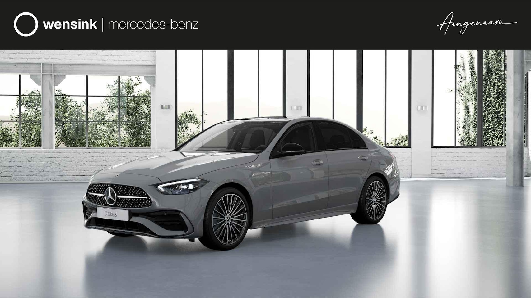 Mercedes-Benz C-klasse - 300e 140 Years Edition | Panoramaschuifdak | Night Pakket | AMG-line | Alpine grijs | - AutoWereld.nl