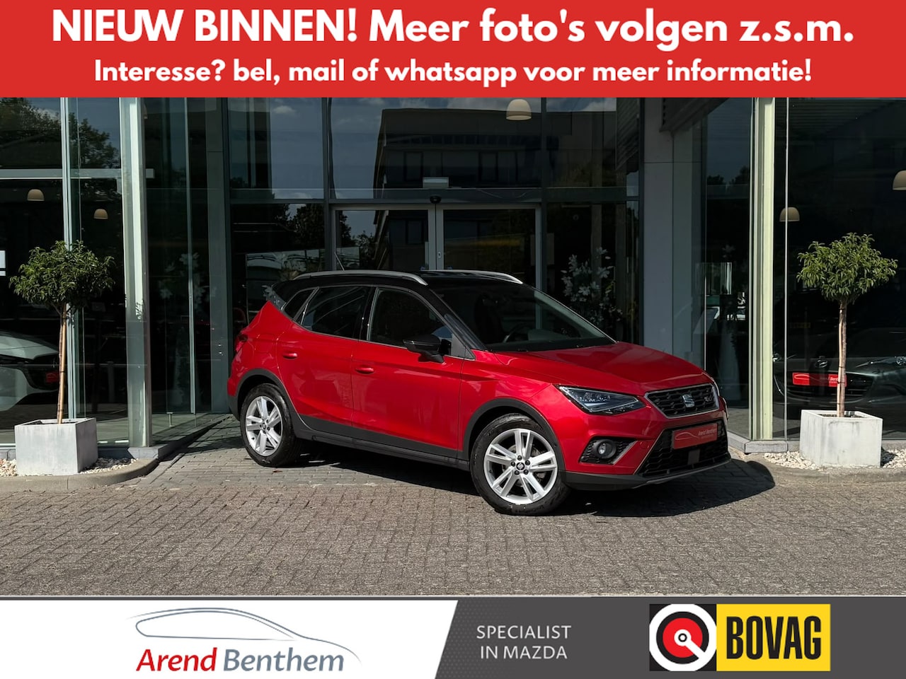 SEAT Arona - 1.0 TSI FR Business Intense Plus Automaat / Virtual Cockpit / Trekhaak / LED / Camera / Cr - AutoWereld.nl