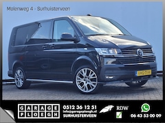 Volkswagen Transporter - 2.0 TDI Aut7 Dubb.Cabine 2xSchuifdeur Carplay Trekhaak Bulli