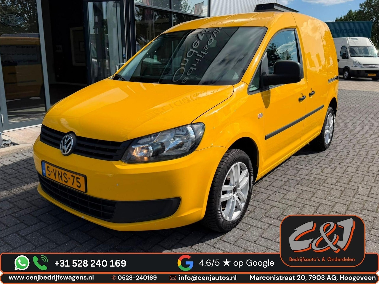 Volkswagen Caddy - 1.6 TDI motorstoring l airco l automaat l cruise l dubbele schuifdeur l btw - AutoWereld.nl