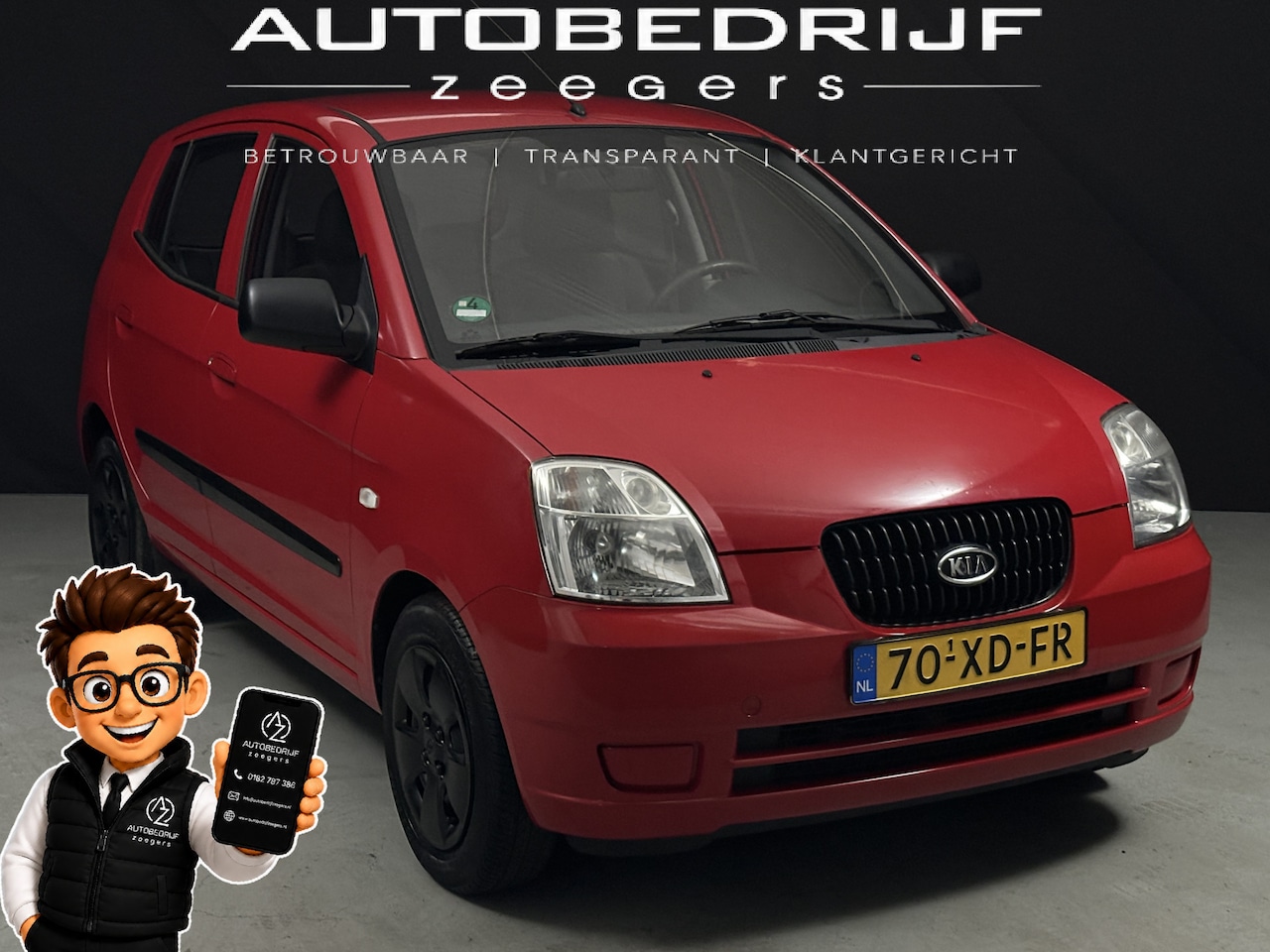 Kia Picanto - 1.0 Ladybug LX *Lage KM*NAP*Goed Onderhouden* - AutoWereld.nl