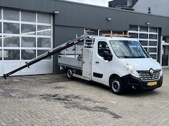 Renault Master - T35 2.3 dCi Hiab Laadkraan T-CLX 013 Trekhaak 2500 kg Airco Cruise controle 2-Persoons Ope