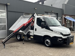 Iveco Daily - 50C17 Maxilift 150 Laadkraan 3 zijden Kipper 3-Persoons Open laadbak Pick-up PTO Airco Nid