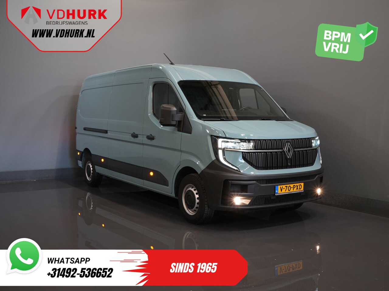 Renault Master - 2.0 dCi 150 pk L3H2 270Gr.Deuren/ LED/ Carplay/ Camera/ 2.5t Trekverm./ Cruise/ PDC/ Airco - AutoWereld.nl