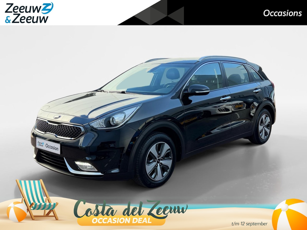 Kia Niro - 1.6 GDi Hybrid DynamicLine | Zeer nette auto | Navigatie |  Trekhaak | 100% onderhouden | - AutoWereld.nl