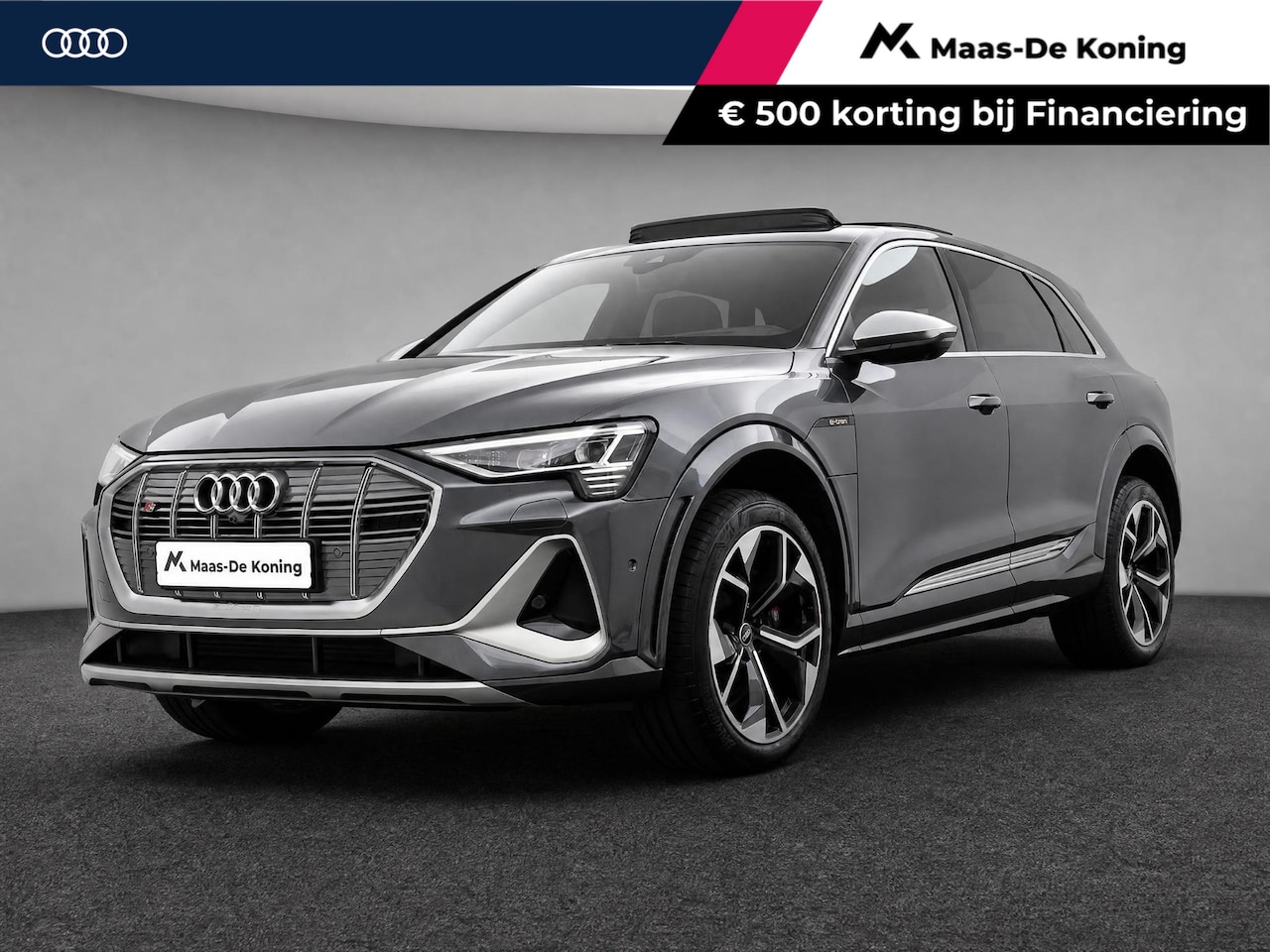 Audi e-tron - S 503pk Quattro 95 kWh · SOH 95,3% · Panoramadak · Stoelventilatie · Luchtvering · 360gr. - AutoWereld.nl