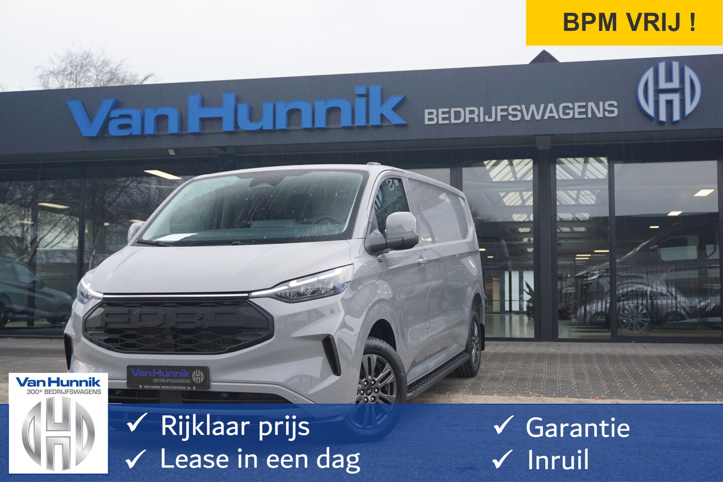 Ford Transit Custom - 300L 150PK JWR Edition BPM VRIJ!! Navi, Cam, Adap. Cruise, 17" LM!! NR. A52* - AutoWereld.nl