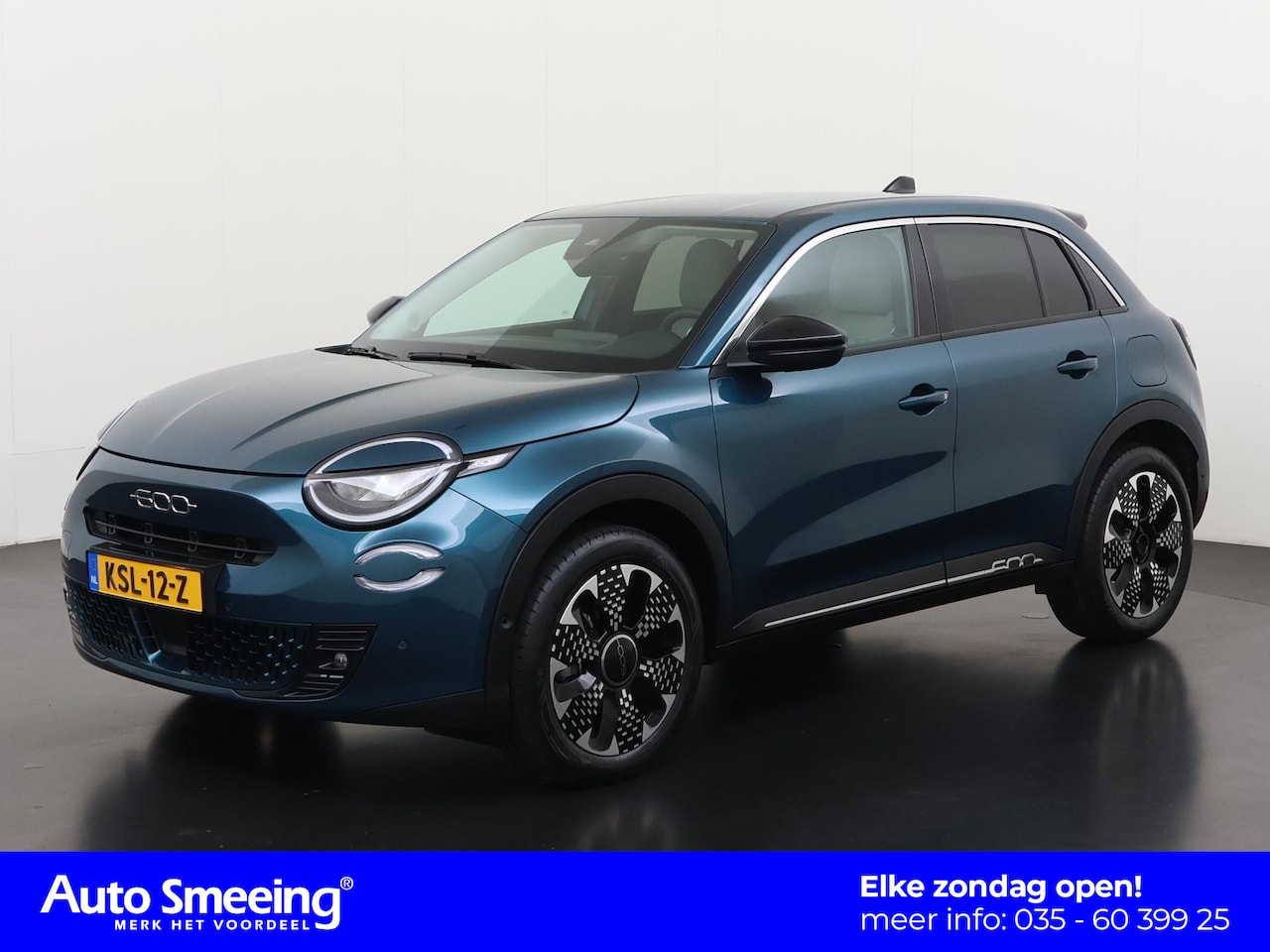 Fiat 600 - 1.2 Hybrid La Prima | Leder | Camera | Adaptive cruise | Zondag open! - AutoWereld.nl