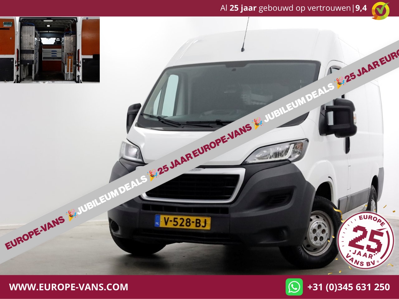 Peugeot Boxer - 2.0 BlueHDI E6 130pk L1H2 Premium Navi/Camera/Inrichting 11-2016 - AutoWereld.nl