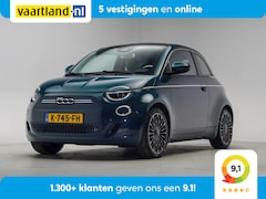 Fiat 500 C - La Prima 42 kWh Cabrio softtop [ Adaptieve Cruise Navi Apple/Android Clima ]
