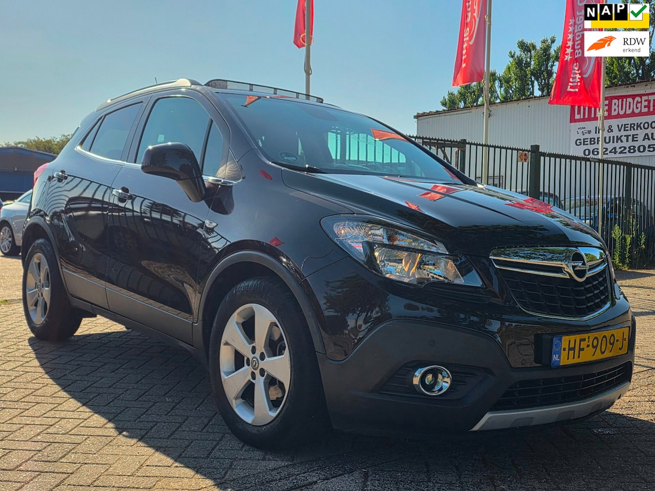 Opel Mokka - 1.4 T Cosmo Automaat 1e eigenaar dealer onderhouden leerbekeleding stoelverwarming open da - AutoWereld.nl