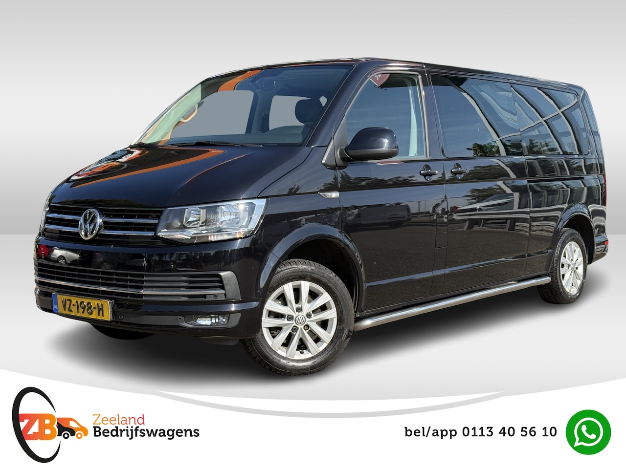 Volkswagen Transporter - 2.0 TDI L2H1 DC Highline | MARGE | 2x Schuifd. | Leder | Stoelverw. | Navi - AutoWereld.nl