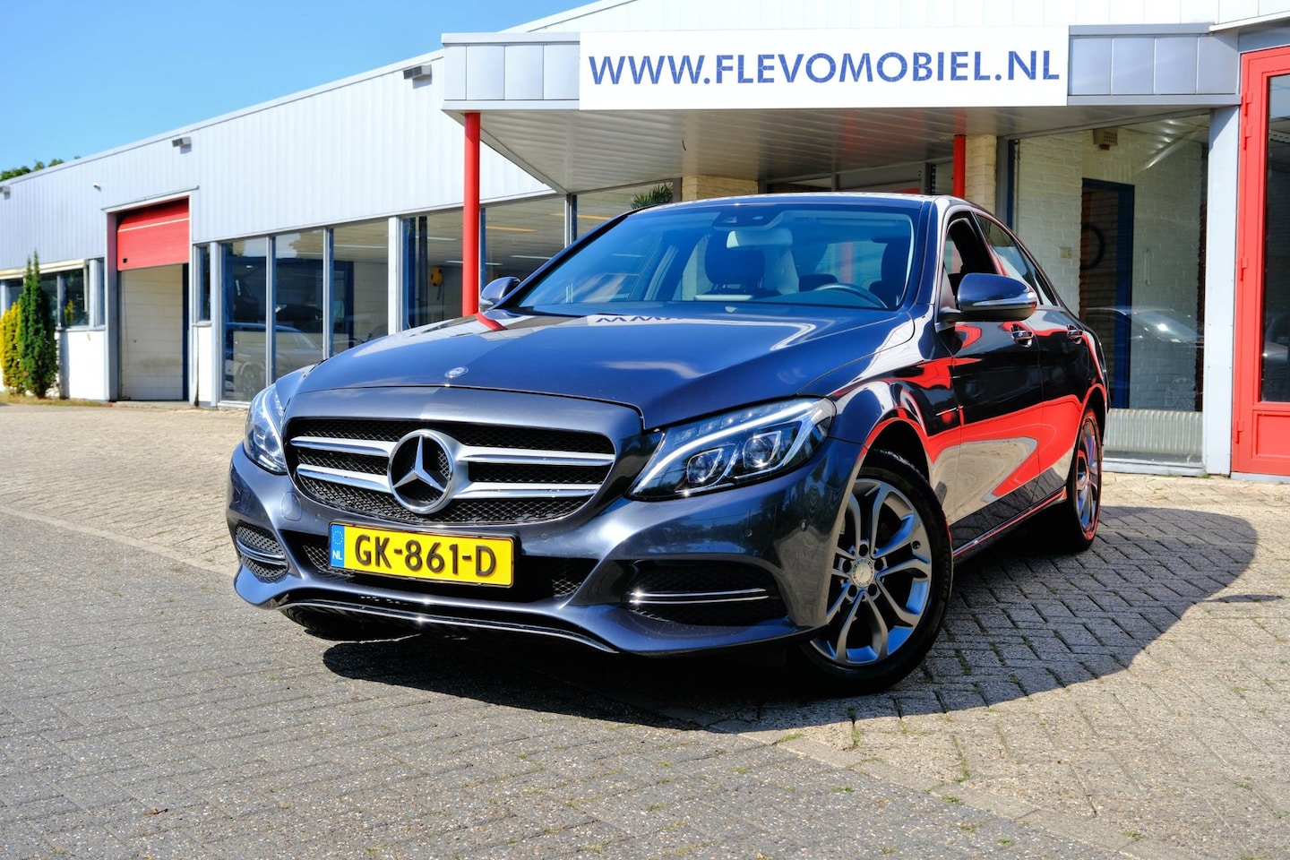 Mercedes-Benz C-klasse - 180 Ambition Aut. Navi|LED koplamp|LMV|PDC|Wegklap. Trekhaak - AutoWereld.nl
