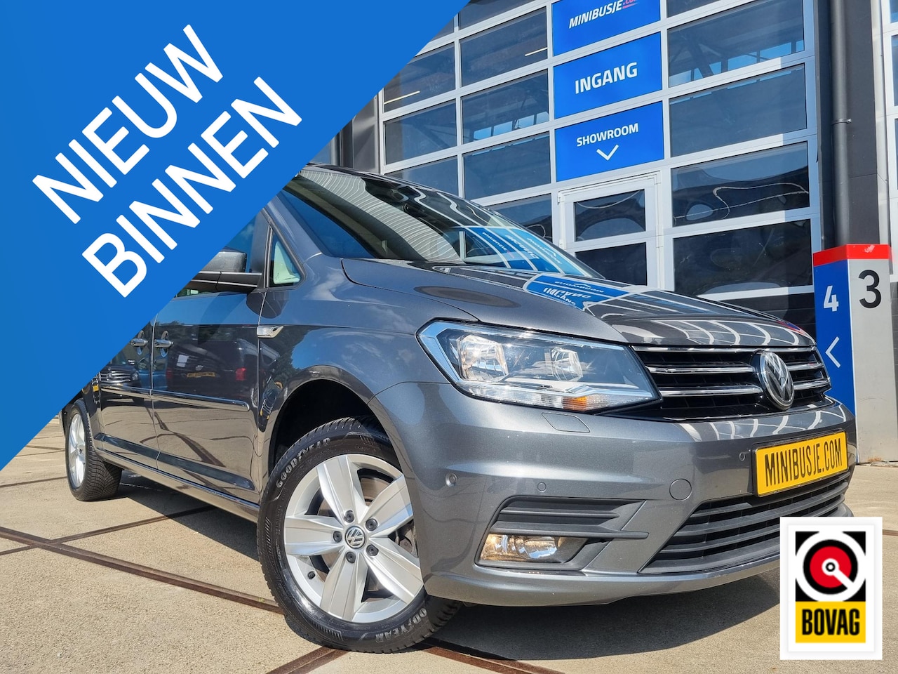 Volkswagen Caddy Maxi - 1.4 TSI 130pk. 7-pers. NAVI / CRUISE / PDC / APP-CONNECT / ECC / WINTERPAKKET - AutoWereld.nl