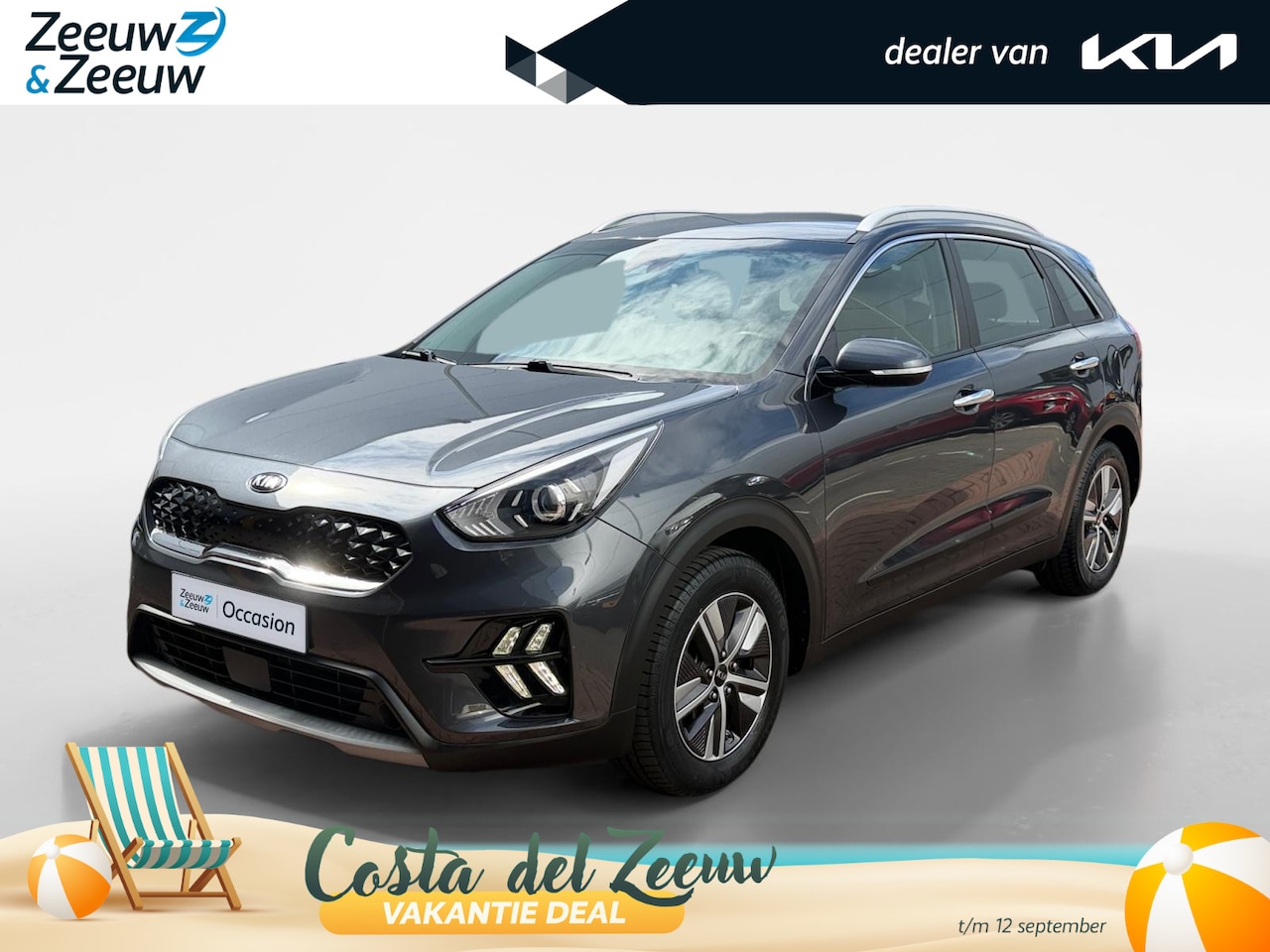 Kia Niro - 1.6 GDi Hybrid DynamicLine | half leder | - AutoWereld.nl