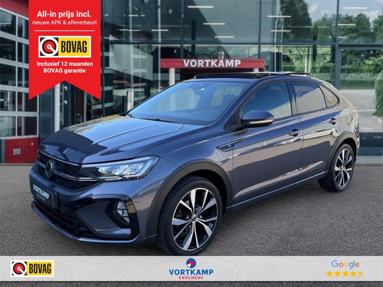 Volkswagen Taigo - 1.0 TSI R-LINE PANO-DAK/CAMERA/ACC/IQ/STOELVERW/NAVI/CARPLAY - AutoWereld.nl