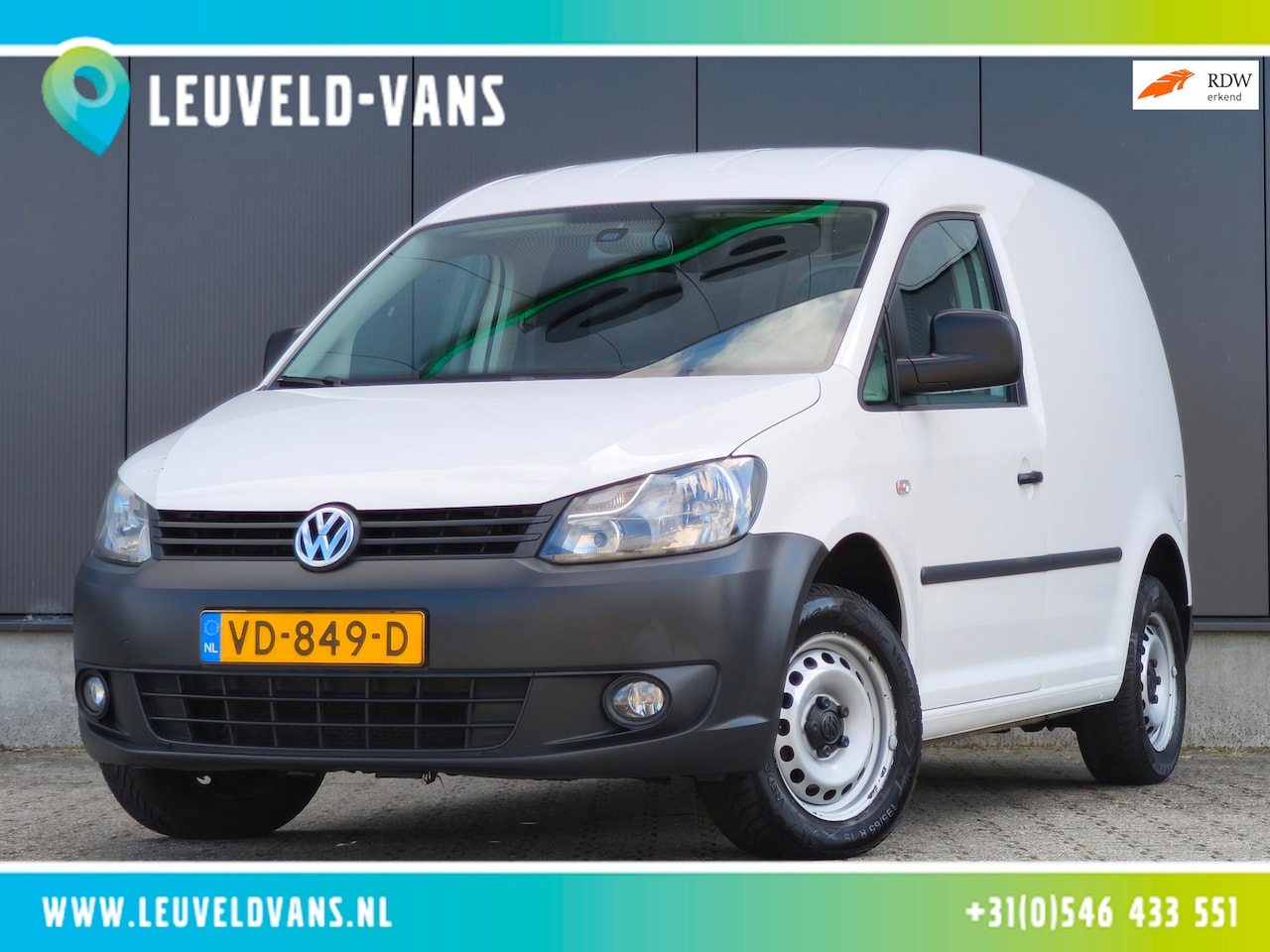 Volkswagen Caddy - 1.6TDI AIRCO CRUISE 1400KG TREKHAAK L1H1 - AutoWereld.nl