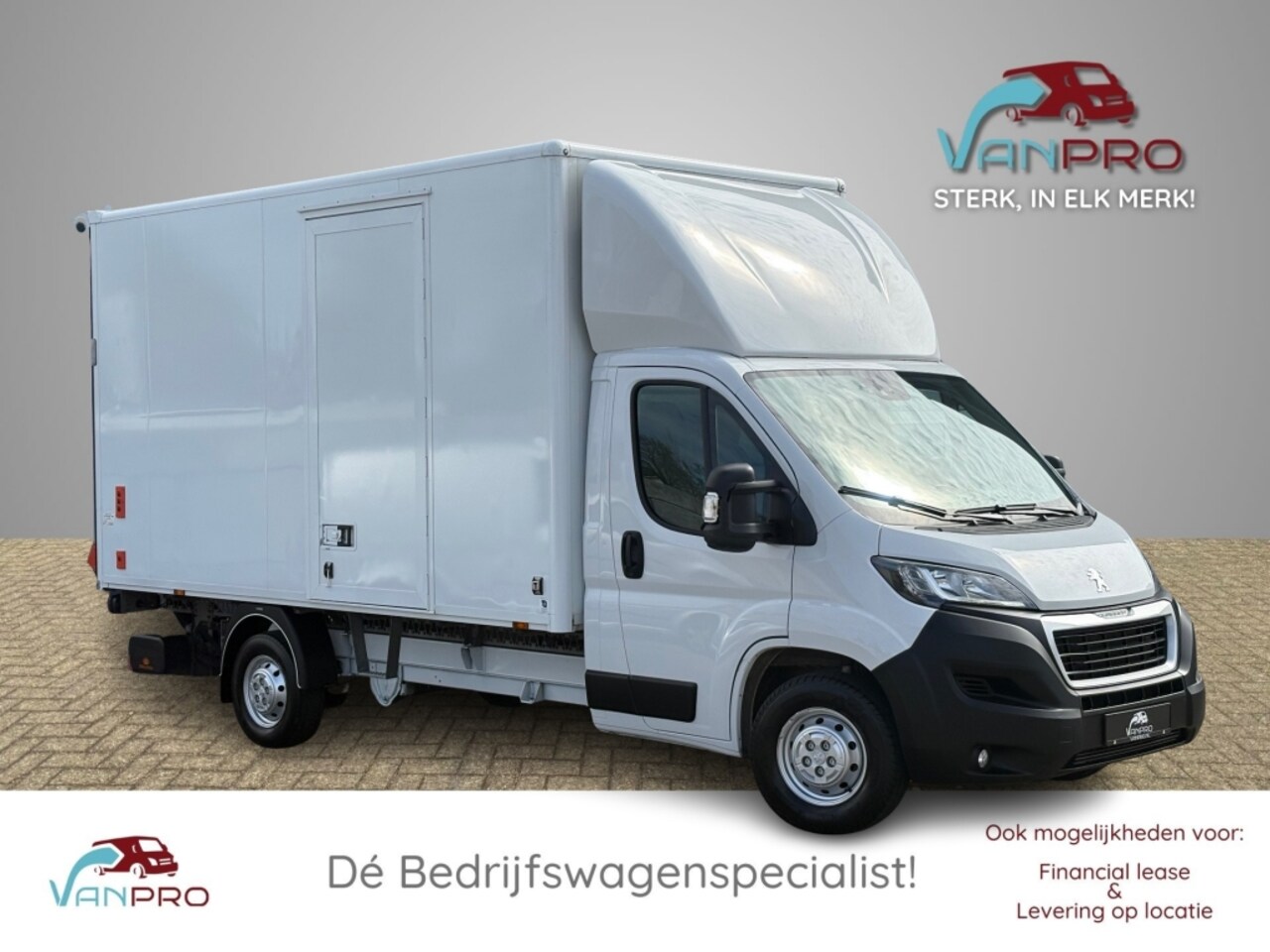 Peugeot Boxer - 2.2 HDI 140PK Bakwagen Laadklep / Zijdeur / Clima / Camera / Carplay - AutoWereld.nl