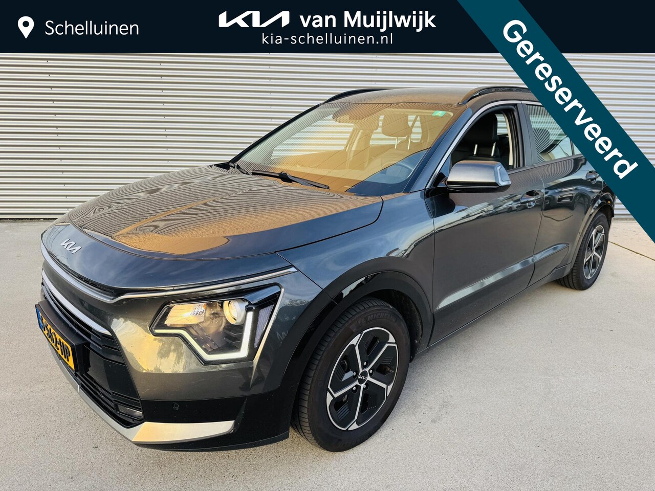Kia Niro - 1.6 GDi Hybrid DynamicLine NW geleverd & Onderhouden | Clima | Cruise | DAB+ | Camera | Na - AutoWereld.nl