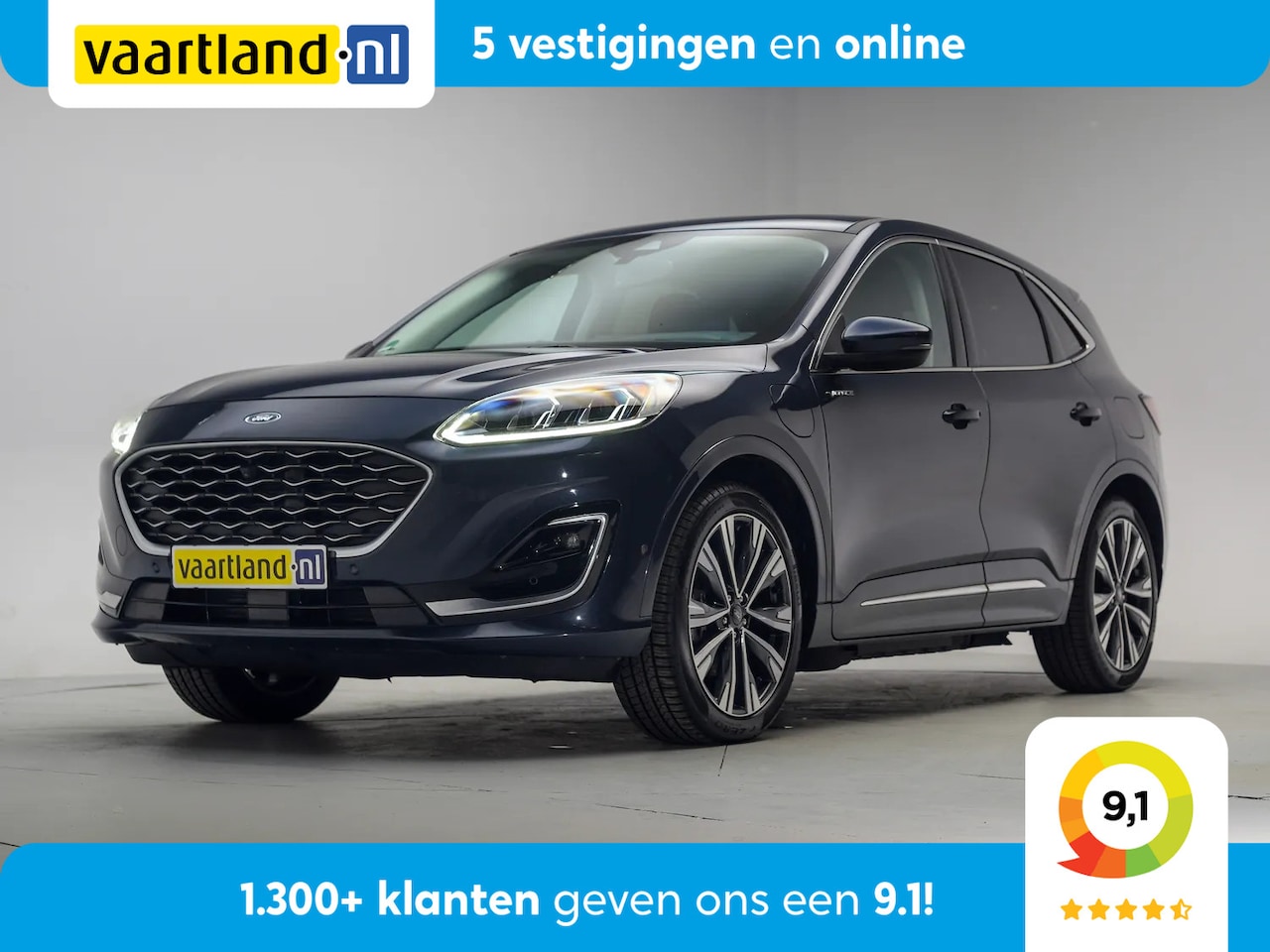 Ford Kuga - 2.5 PHEV Vignale [ LED Navi Camera Leder ] - AutoWereld.nl