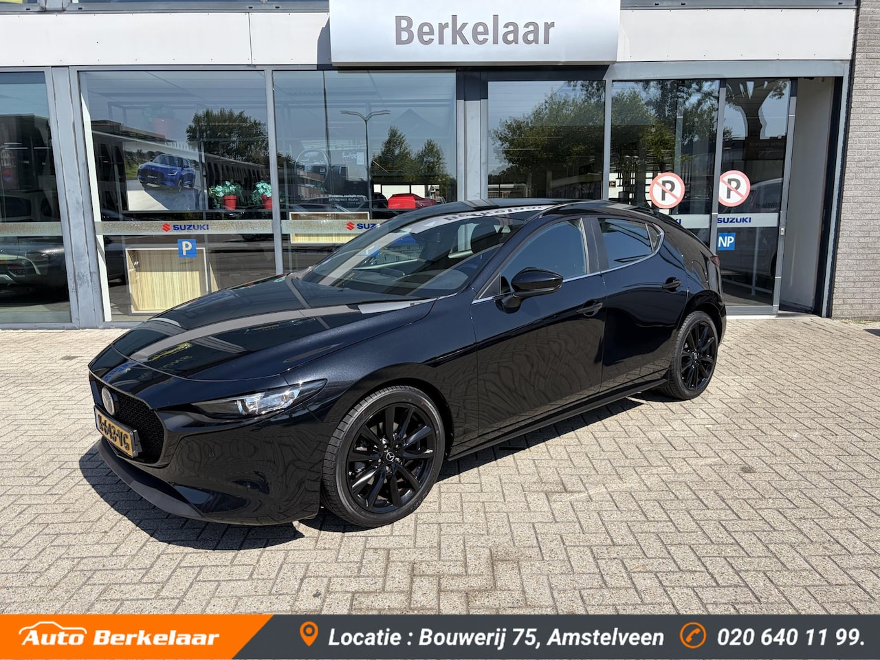Mazda 3 - 2.0 e-SkyActiv-G M Hybrid 122 Luxury | Automaat | Leder | Bose Audio | HUD-Display | - AutoWereld.nl