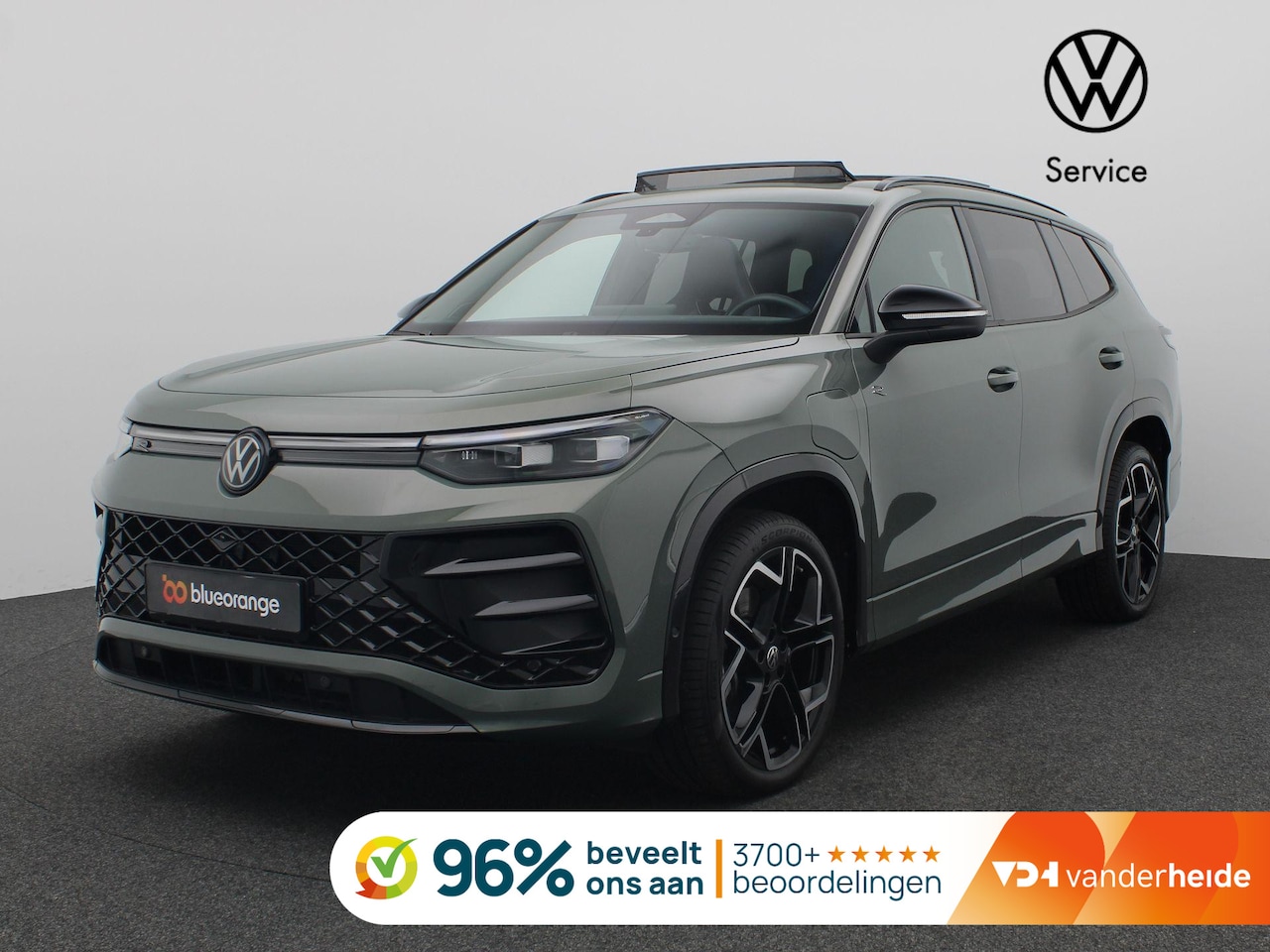Volkswagen Tayron - 1.5 eHybrid R-Line Edition 272PK DSG SOH 100%, Panoramadak, Trekhaak, Head-Up Display, Bla - AutoWereld.nl