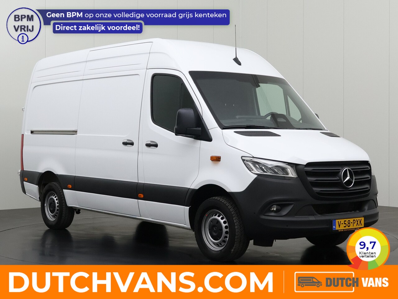 Mercedes-Benz Sprinter - 317CDi Automaat L2H2 | Led | 10" Mbux Navigatie+Camera | 3-Zits | Betimmering | Airco | Cr - AutoWereld.nl