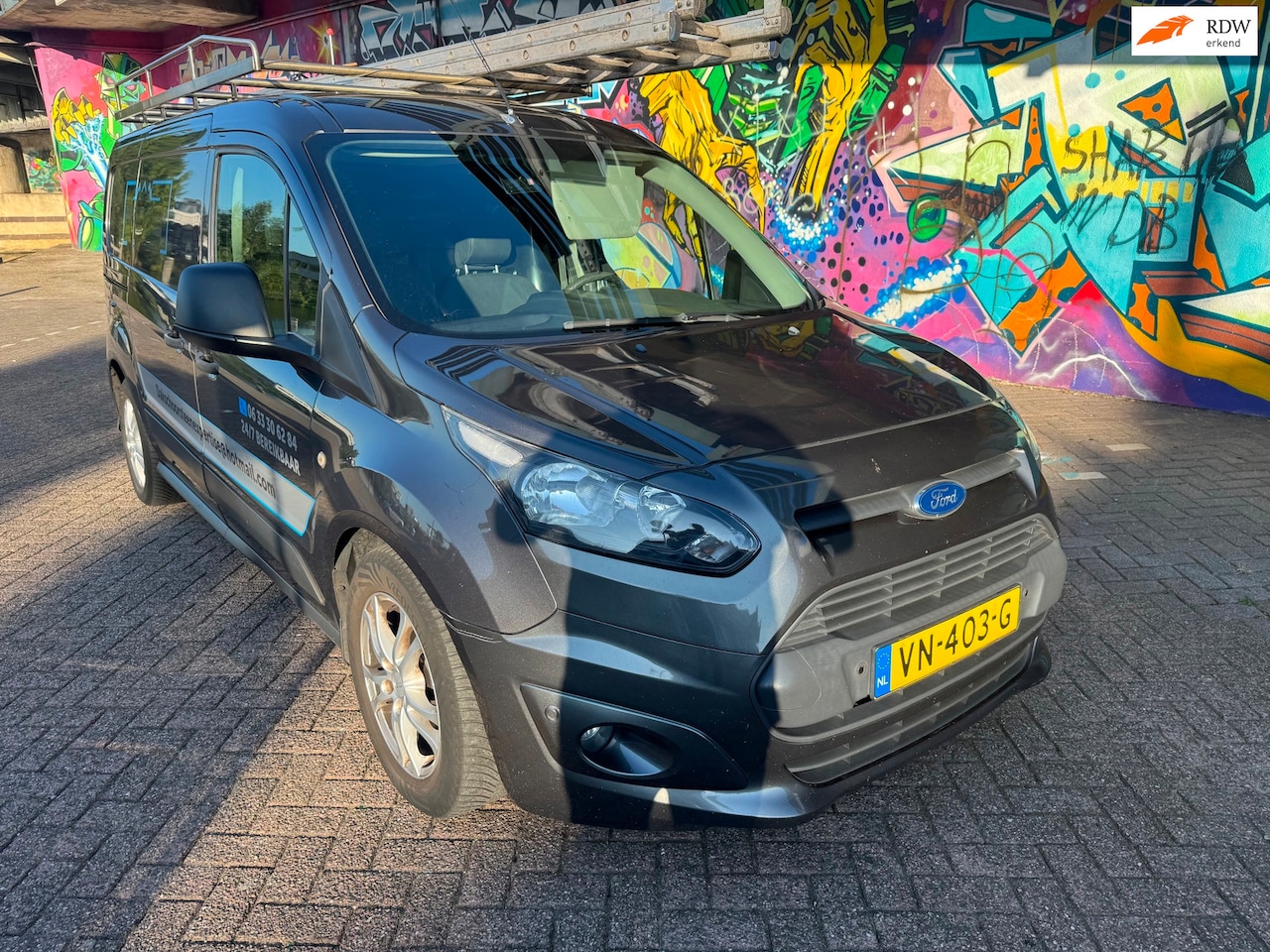 Ford Transit Connect - 1.6 TDCI L2 Trend airco stereo schuifdeur zeer goed onderhouden camera sport velgen 2015 b - AutoWereld.nl