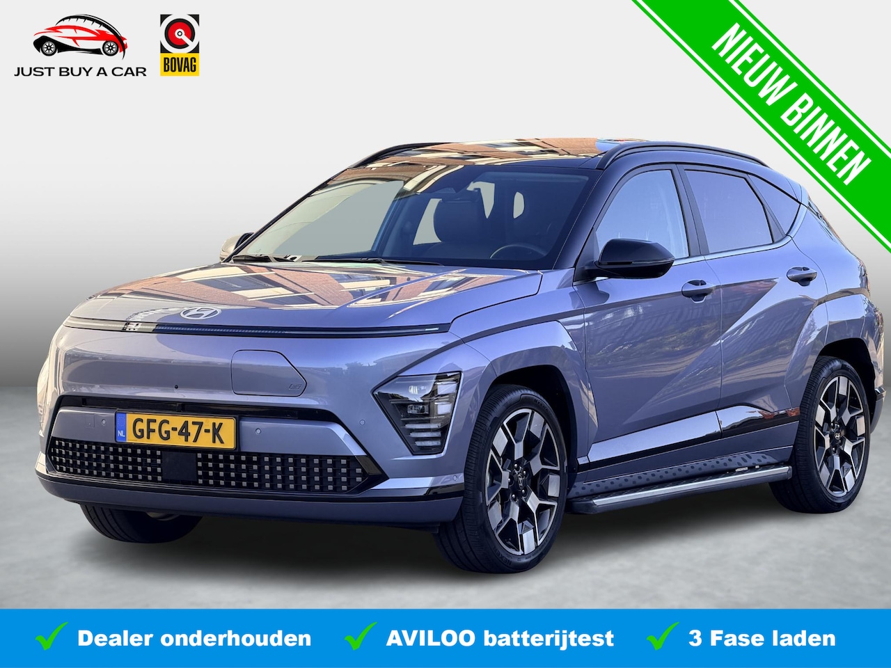Hyundai Kona Electric - Premium Sky 65.4 kWh SOH 98,3% / Fabrieksgarantie 07-2031 / Schuifdak / BOSE / Memory / St - AutoWereld.nl
