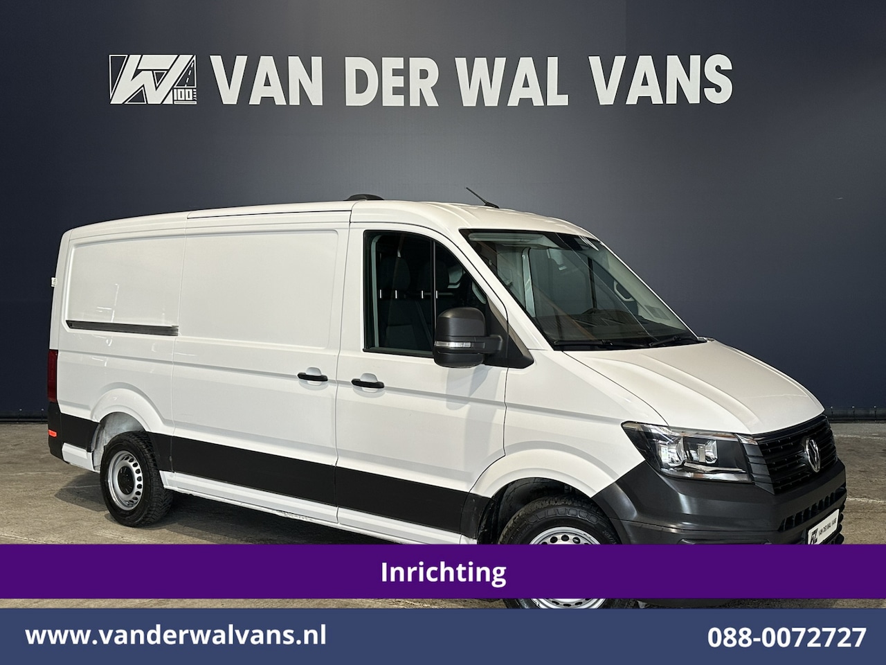 Volkswagen Crafter - 2.0 TDI 141pk L3H2 L2H1 inrichting Euro6 Airco | Camera | Parkeersensoren Bijrijdersbank - AutoWereld.nl