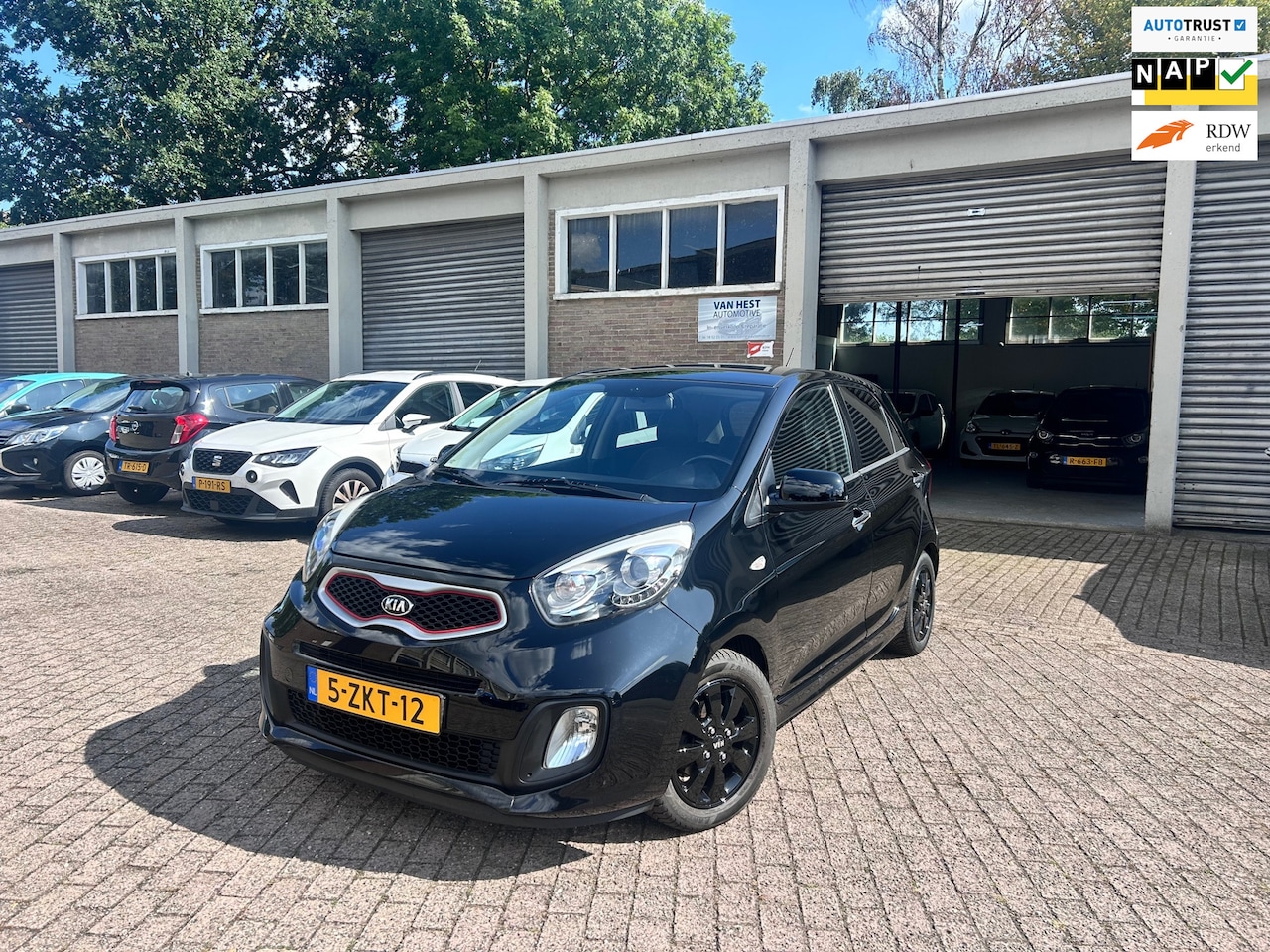 Kia Picanto - 1.0 CVVT X-treme Cliamte/ Lichtmetalen Velg/ Leer/ NAP! Garantie! - AutoWereld.nl