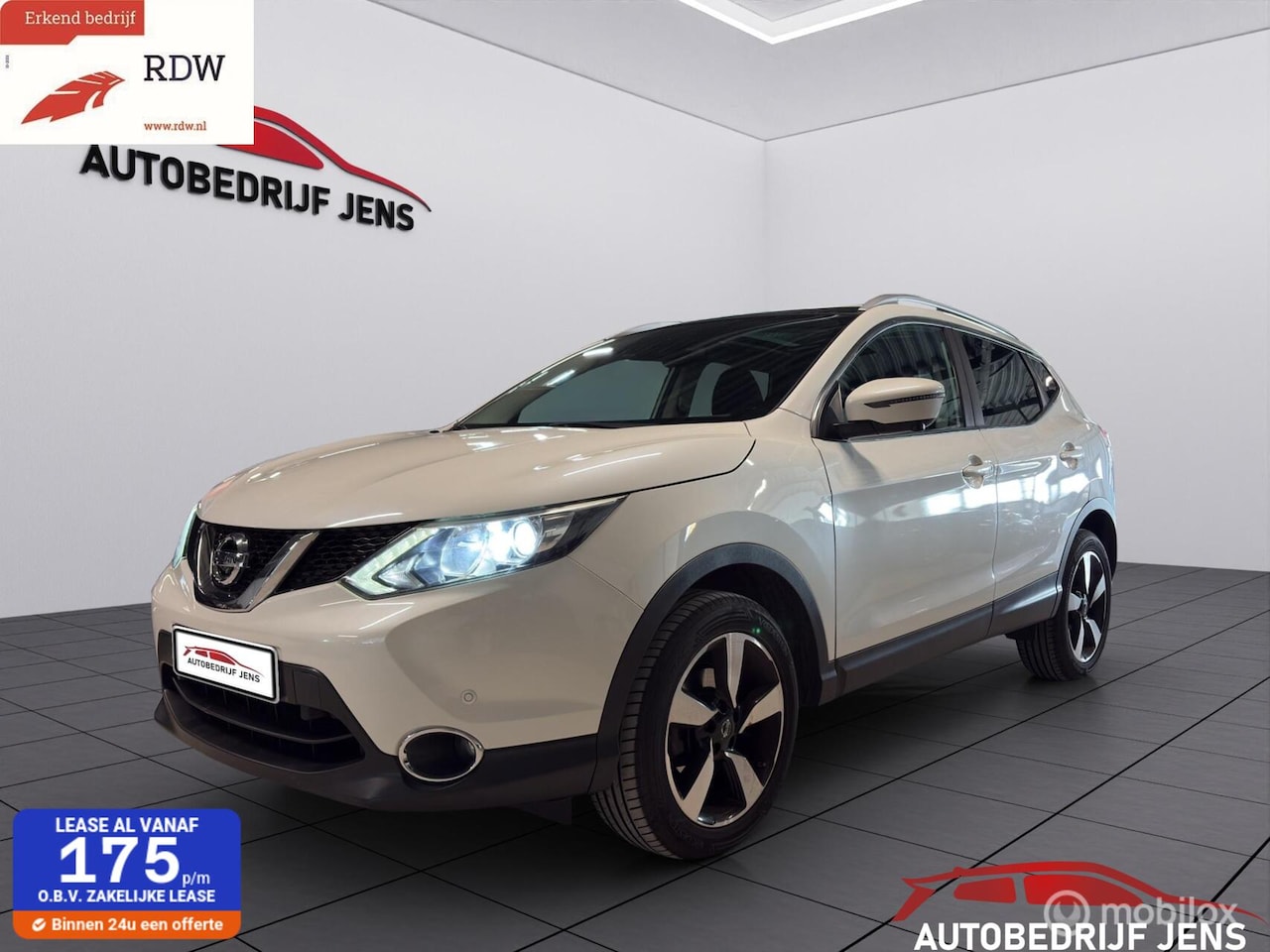 Nissan Qashqai - 1.2 Acenta|360cam|panoramadak - AutoWereld.nl