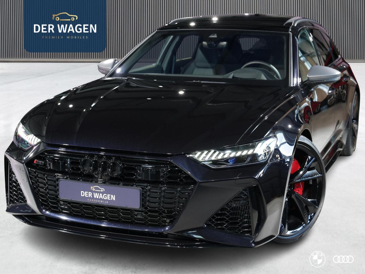 Audi RS6 - PERFORMANCE / B&O ADVANCED / KERAMISCH / CARBON / STOELVEN. / SOFTCLOSE / PANO / MATRIX - AutoWereld.nl