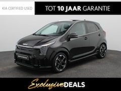 Kia Picanto - 1.0 DPI GT-Line Automaat | Leder | Stoelverwarming | Open Dak | Keyless | Camera | Navi |