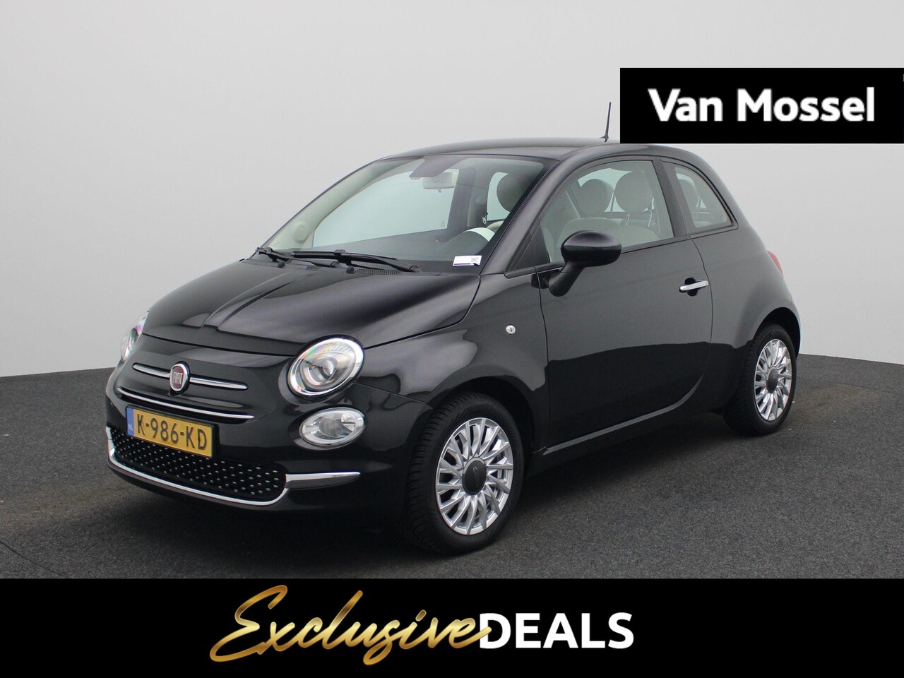 Fiat 500 - 1.0 Hybrid Lounge | Parkeer sensoren | Cruise Control | Regensensor | Airco | - AutoWereld.nl