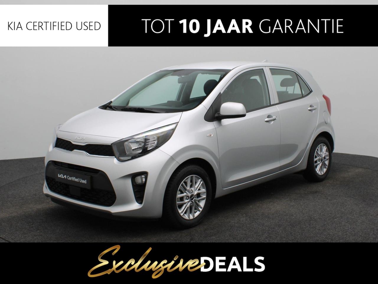 Kia Picanto - 1.0 DPi DynamicLine Automaat | Navi by App | Trekhaak | All-Season banden | Cruise | Camer - AutoWereld.nl