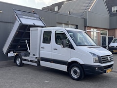 Volkswagen Crafter - 35 2.0 TDI DC Maxi Kipper 3500kg trekgewicht Euro 6 Airco Cruise controle 6-Persoons Telef