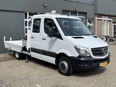 Mercedes-Benz Sprinter - 513 CDI 130pk DC Laadkraan Hiab 017T Airco Trekhaak 2000kg Open laadbak Euro 6 Pick-up 1e