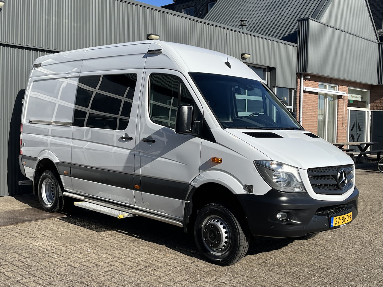 Mercedes-Benz Sprinter - 519 CDI V6 4x4 4WD Automaat Met Airco Cruise controle Omvormer Stand kachel Werkplaats inr - AutoWereld.nl