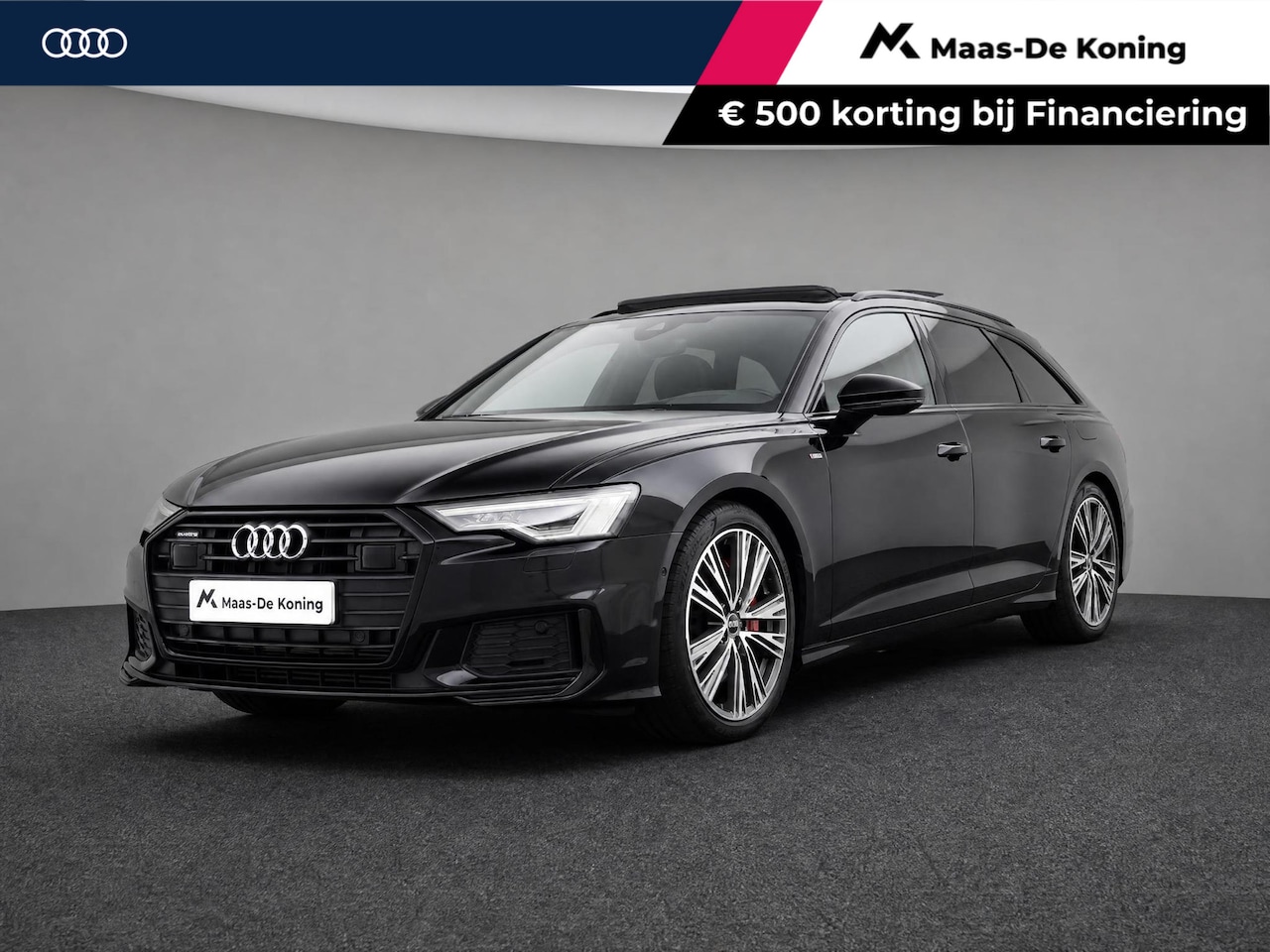 Audi A6 Avant - 55 TFSI e quattro 367pk S Competition · Panoramadak · Camera · Leder · Apple/Android Car P - AutoWereld.nl