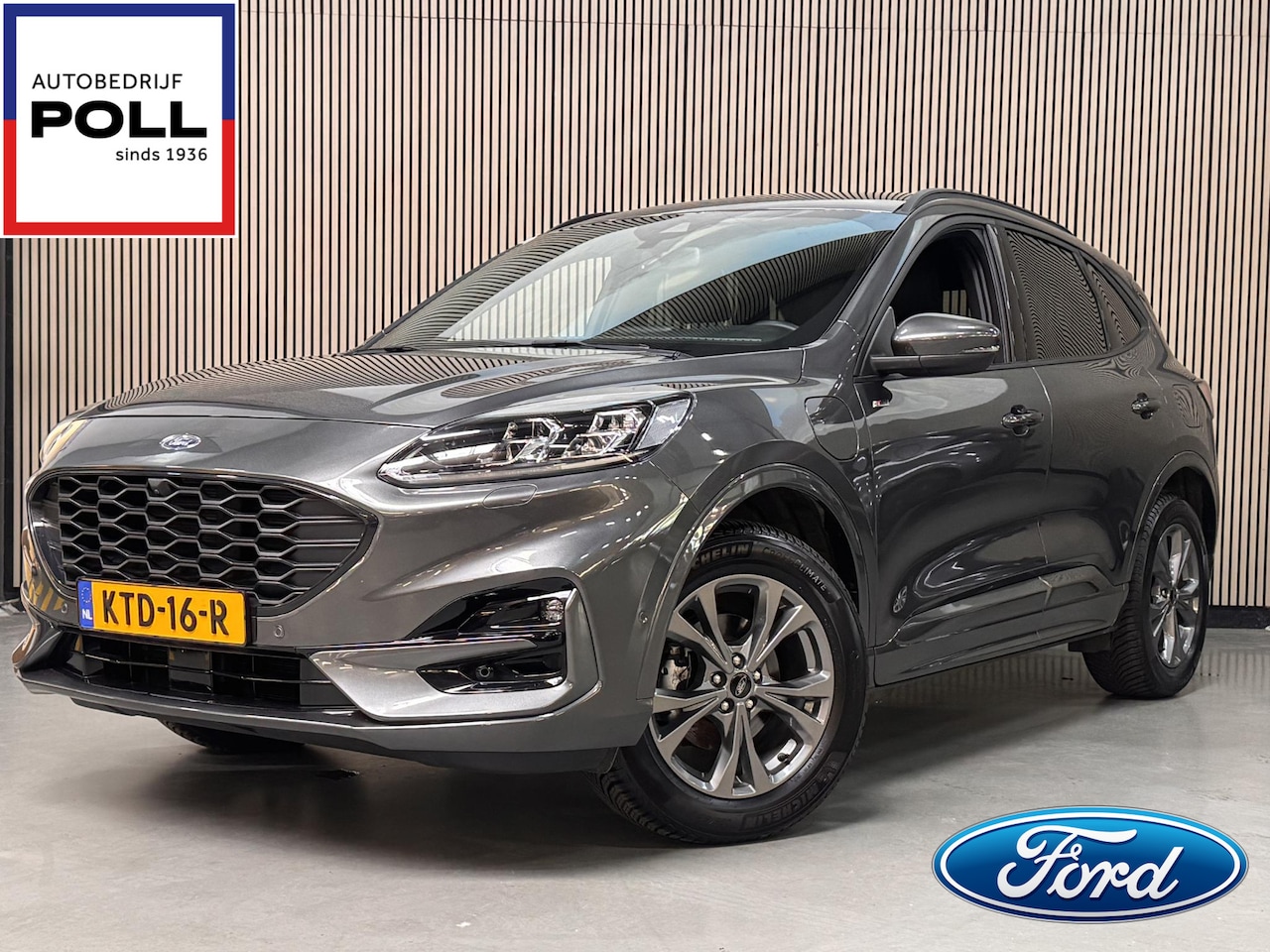 Ford Kuga - 2.5 PHEV ST-Line X Ad. Cruise Camera Winter Parking Dodehoek pack El. Klep B&O Dealeronder - AutoWereld.nl