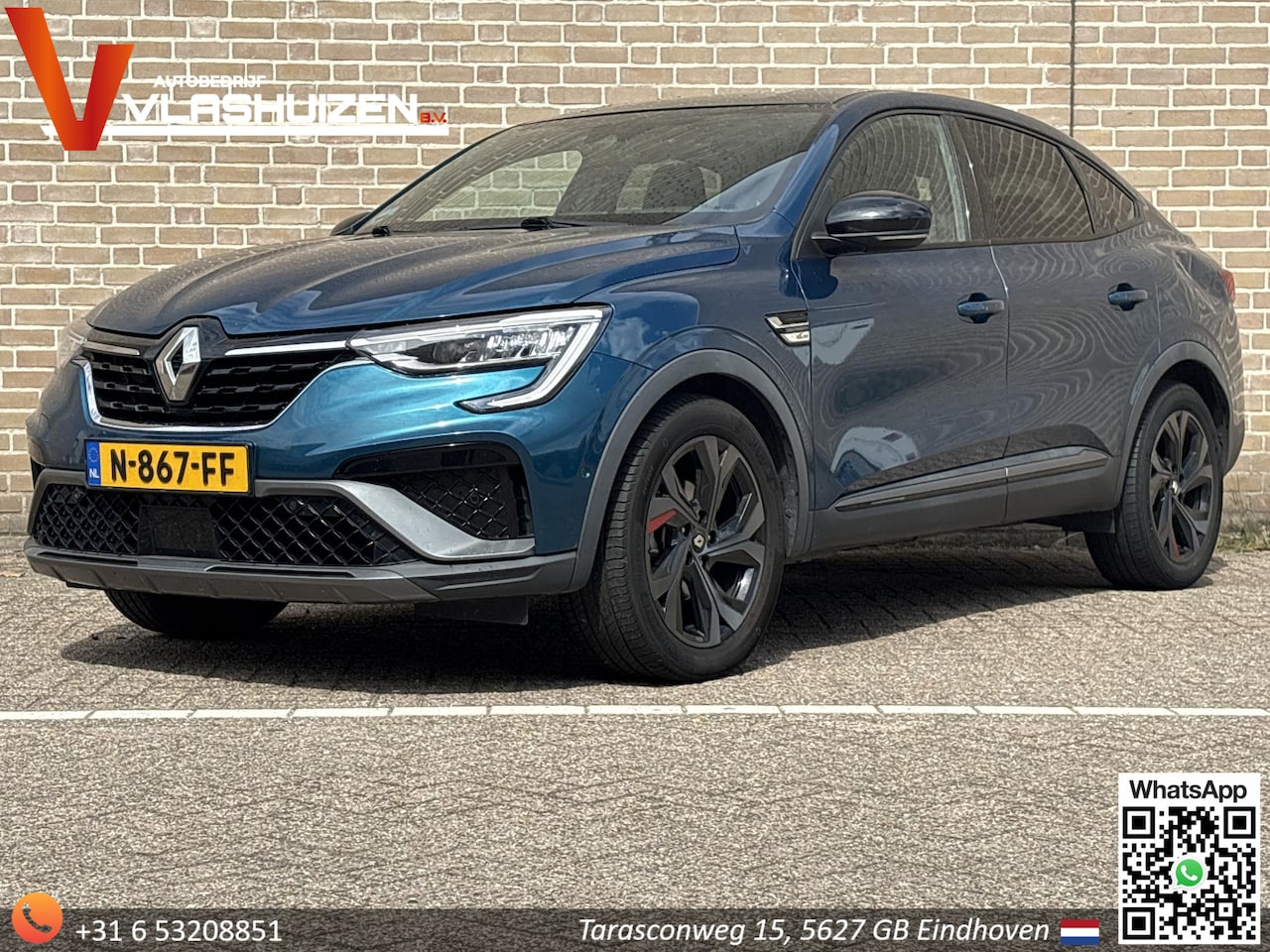 Renault Arkana - 1.6 E-Tech Hybrid 145 R.S. Line | € 9.900,- NETTO! | Climate | Cruise | Leder | Camera | N - AutoWereld.nl
