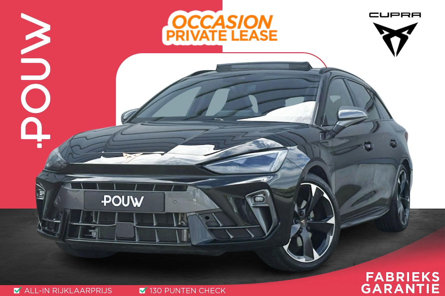 CUPRA Leon Sportstourer - 1.5 TSI 204pk e-Hybrid Business | SoH 100% | Sennheiser® | Panoramadak | Navigatie - AutoWereld.nl
