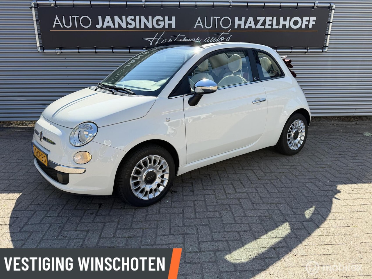 Fiat 500 - 1.0 TwinAir Pop Cabrio! | Airco | LM Velgen | PDC Achter | - AutoWereld.nl