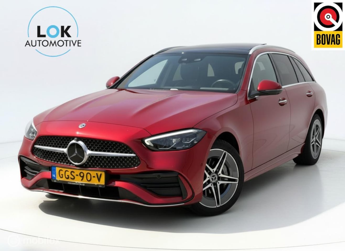 Mercedes-Benz C-klasse Estate - 300 e AMG Line|PANO|360|MEMORY|LED - AutoWereld.nl