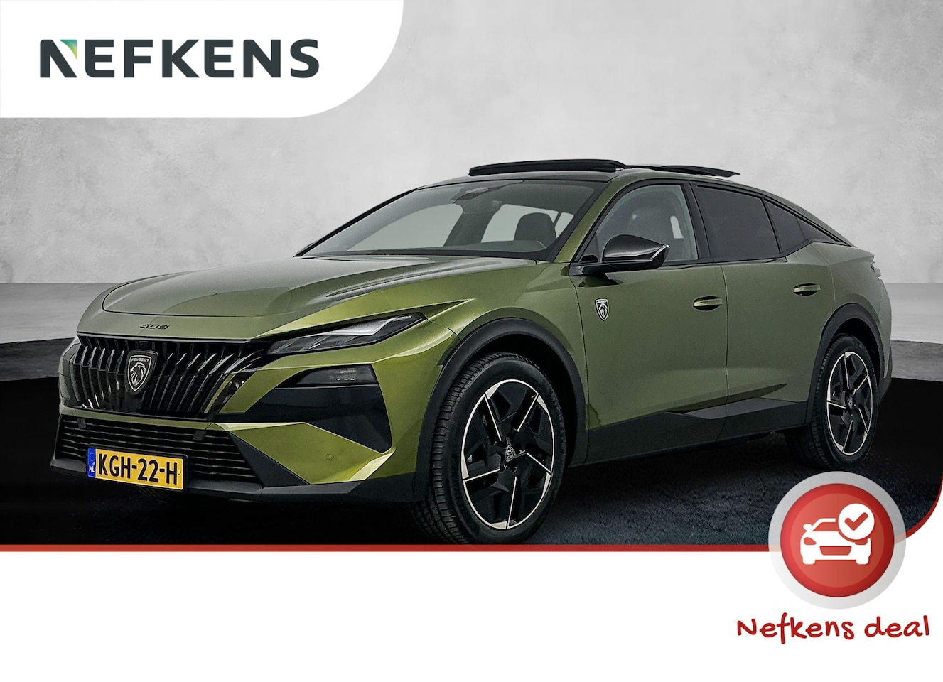 Peugeot e-408 - GT Exclusive 58 kWh 213pk | Demo deal! | Lederen bekleding | Schuif- / kanteldak | Adaptie - AutoWereld.nl
