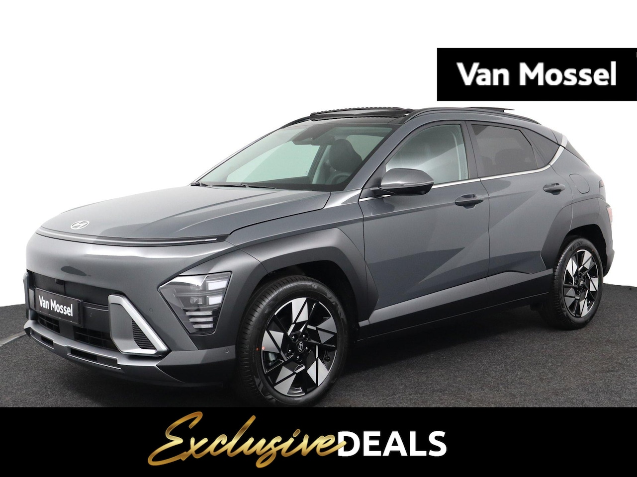 Hyundai Kona - 1.6 GDI HEV Premium Sky | Lederen Bekleding | Apple Carplay/Android Auto | Voor- en Achter - AutoWereld.nl
